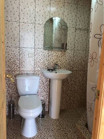 Фото номера Двухместный номер с 2 отдельными кроватями Гостевой дом База отдыха Шезлонг г. Гудаута 3